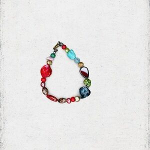 4537u. Handmade Colorful Beaded Bracelet